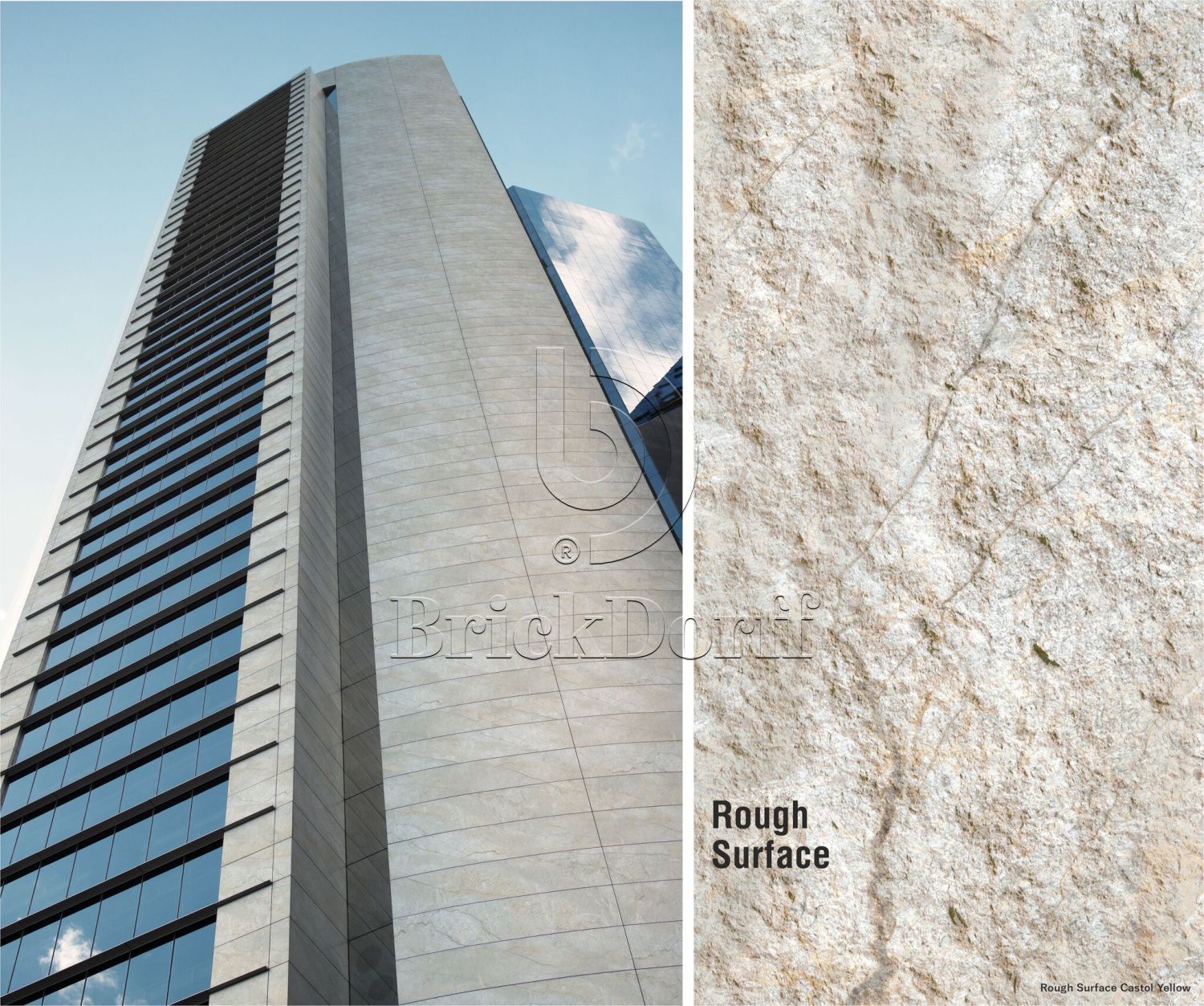 Rough Surface Castol White (светлый камень с мягким матовым рельефом)— гибкий камень 1200×600 мм