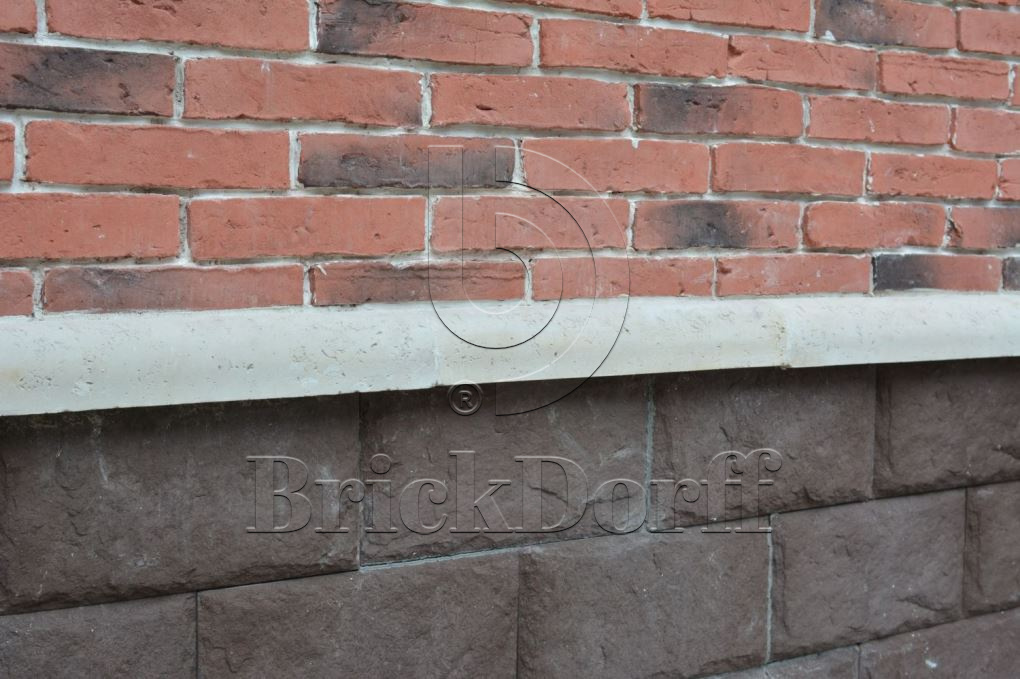 Фасадная облицовочная декоративная плитка травертин-касса 01