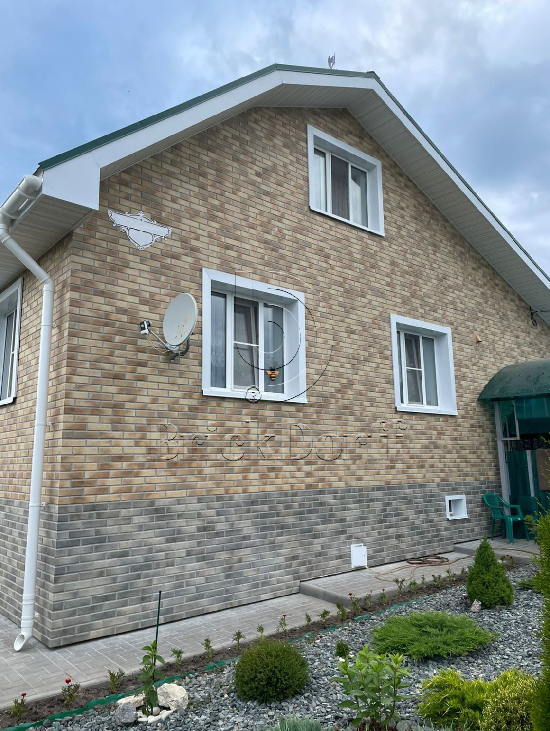 Retro Brick Pepper фасадная термопанель из пенополиуретана ППУ 65 мм