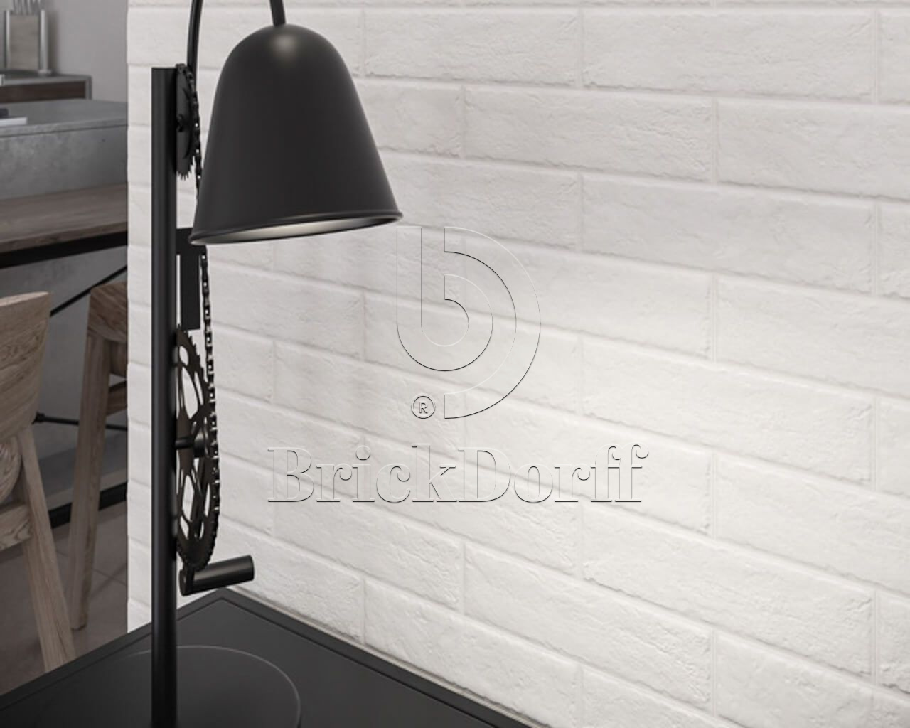 SCANDIANO BIANCO 245X66х7,4 мм Клинкерная фасадная плитка под кирпич облицовочная белая