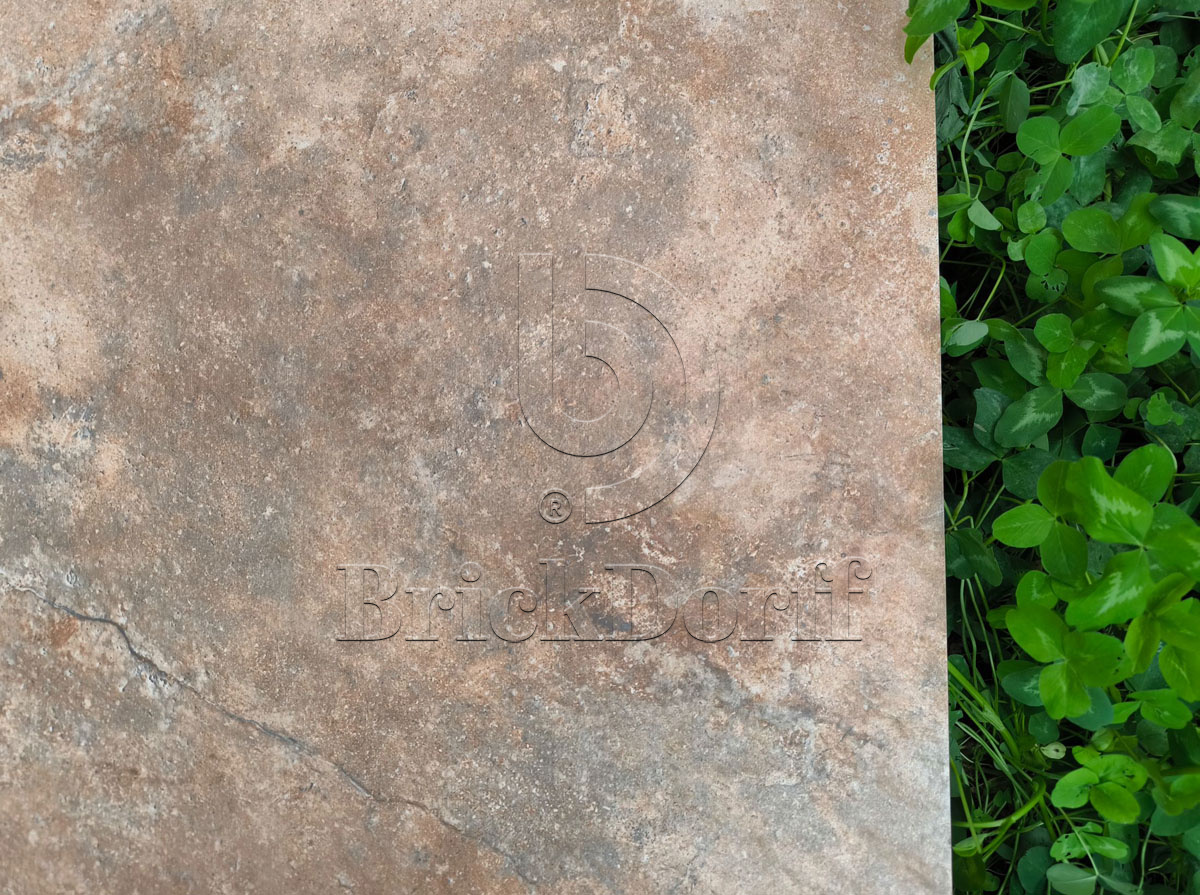 Taftan Red 600x600x20 мм, тротуарная плитка уличная, противоскользящая, керамогранит OutdoorDesign