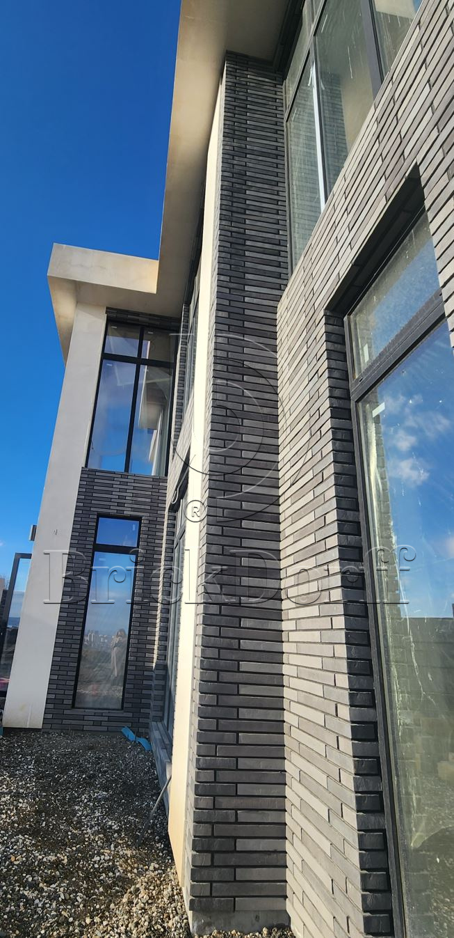 Фасадная ригельная плитка под клинкер Life Brick Лонг 201, 430*52*15 мм