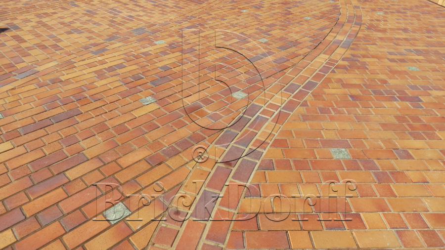 Тротуарная плитка / брусчатка Клинкерная ABC Herbstlaub-geflammt (Хербстлауб-гефламмт), 200*100*52 мм