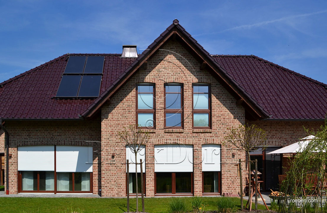 Керамическая черепица рядовая Roben FLANDERNplus красное вино глазурь