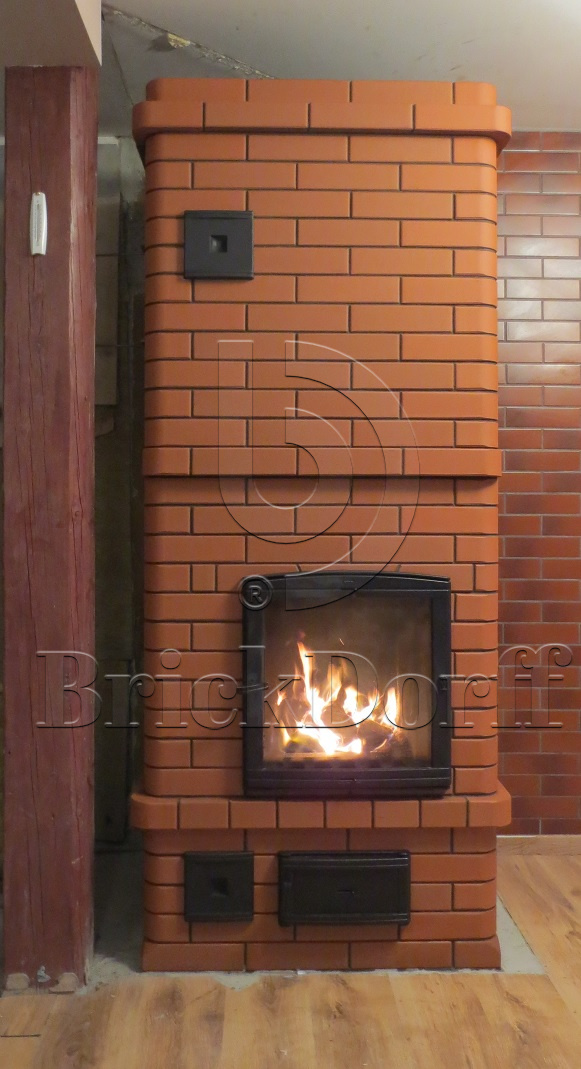 12.101100L Lode Janka гладкий, 250*120*65 мм, Печной Полнотелый Кирпич керамический терракотовый, красный