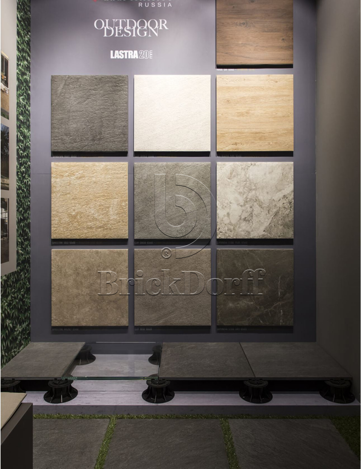 Плитка напольная уличная Supernova Stone Grey Lastra 20mm 600х600х20мм