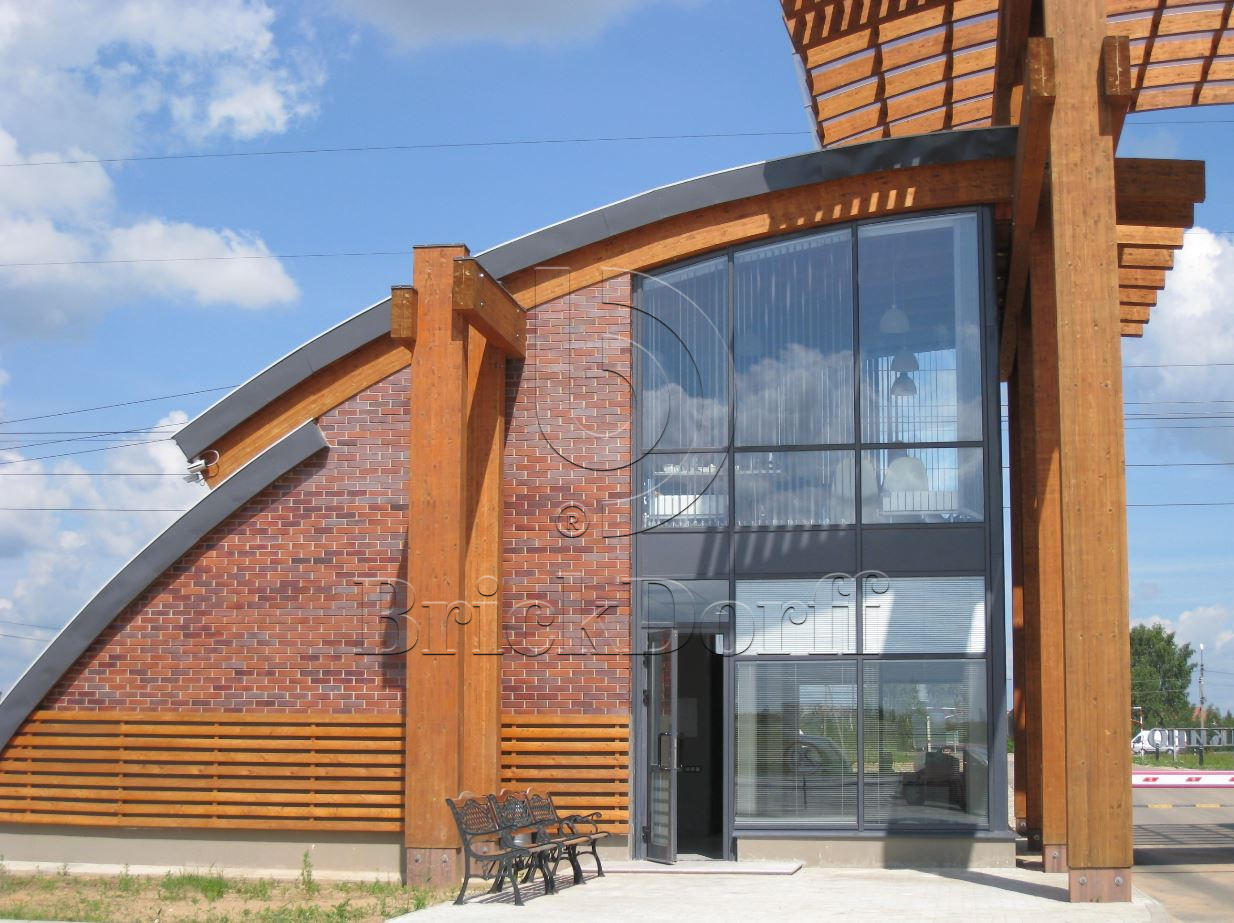 Ласточкин хвост Клинкерная фасадная плитка облицовочная ABC Juist 240*71*14 мм