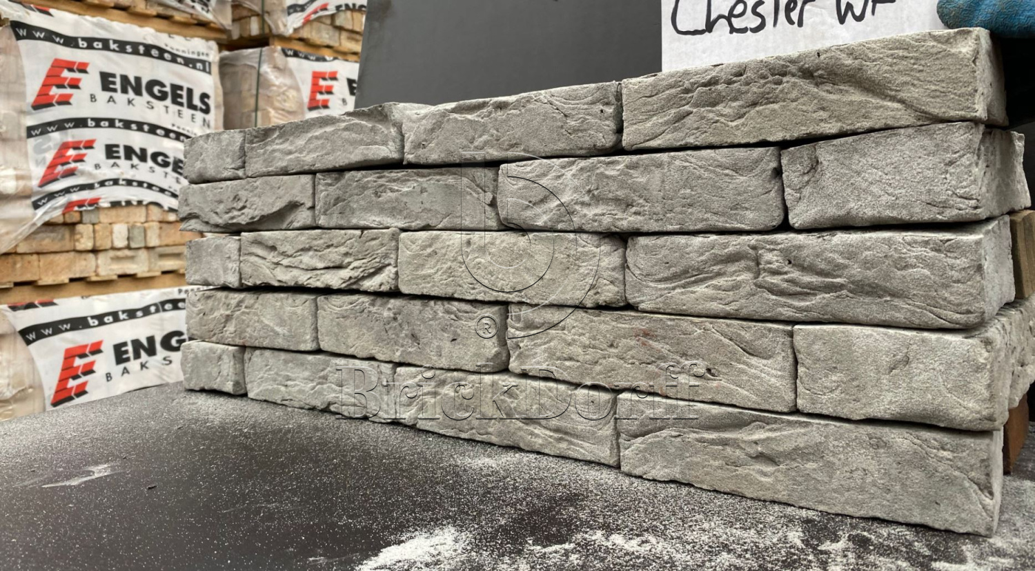 CHESTER (GEELROSE ZILVERZAND)  WF 209х101х50 мм, Кирпич ручной формовки Engels baksteen