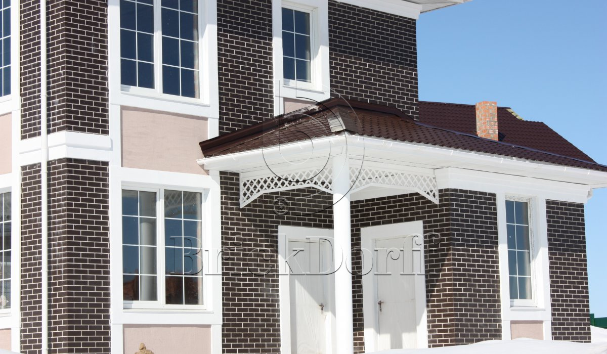 Antik Mangan, 240*71*8 мм, Клинкерная фасадная плитка облицовочная под кирпич, ABCklinker