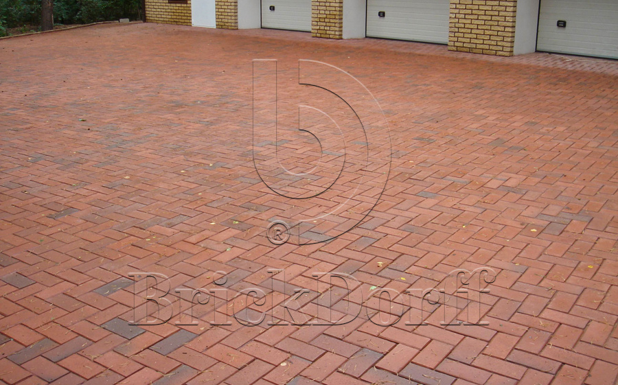 Тротуарная плитка / брусчатка Клинкерная ABC Recker-bunt (Реккер-бунт) 200*100*45 мм