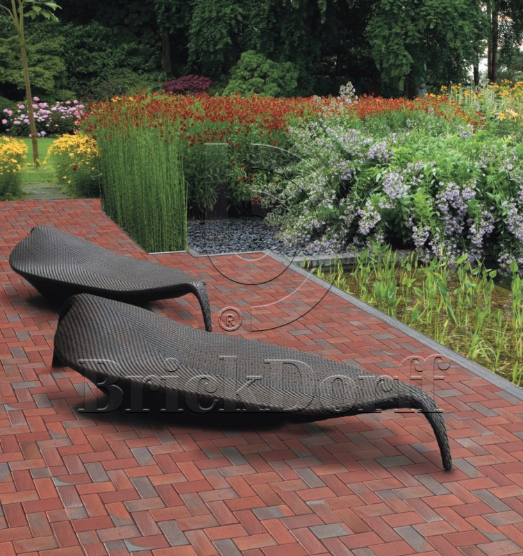 Тротуарная плитка / брусчатка Клинкерная ABC Dormagen (Дормаген) 200*100*45 мм