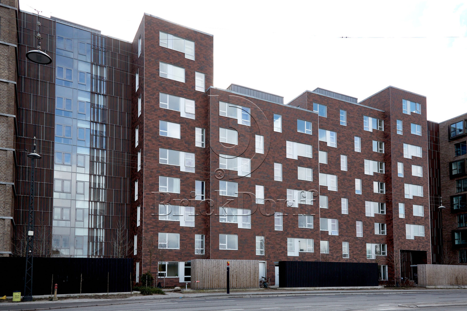 Tempio Rustikotta TONED FLAMED 200x400x14мм Дранка керамическая плитка для навесного вент Фасада и Кровли