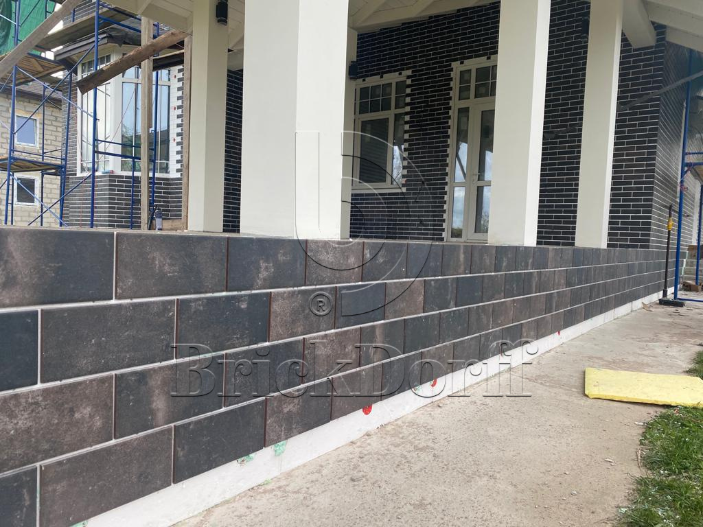 Клинкерная плитка Scandiano Brown 300X148х7 мм морозостойкая фасадная и цокольная плитка