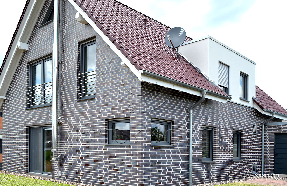 Керамическая черепица рядовая Roben MONZAplus трентино глянцевый ангоб