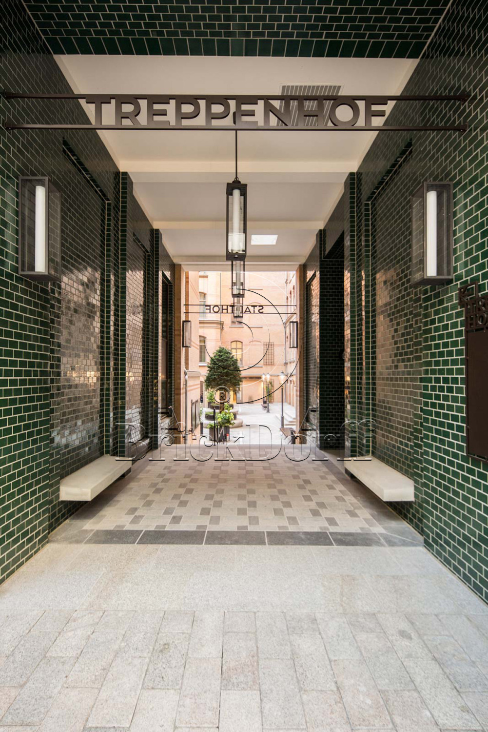 PRO-18-8 Глазурованная клинкерная фасадная плитка под кирпич ral 6028 122x69x10 мм