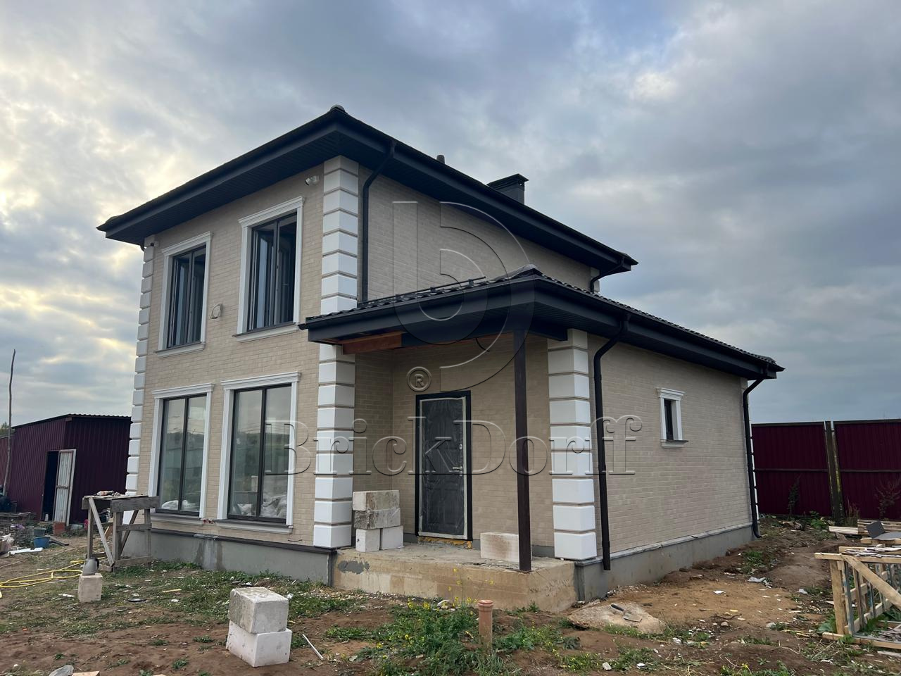 Mattone Sabbia Beige 245X66х7,4 мм Клинкерная фасадная плитка под кирпич облицовочная, бежевая