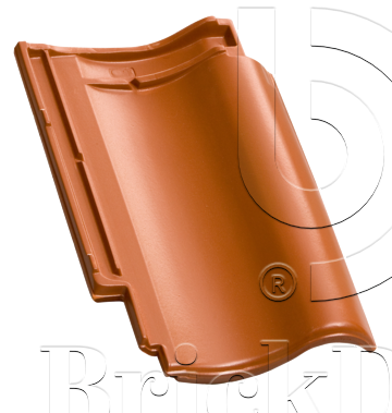 Керамическая черепица рядовая Roben Bornholm медный красно-коричневый ангоб