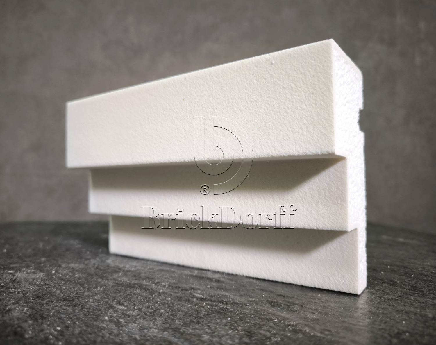 Молдинг для фасада - лепнина, декор из пенополистирола МВ-120/6 120*60*2000 мм