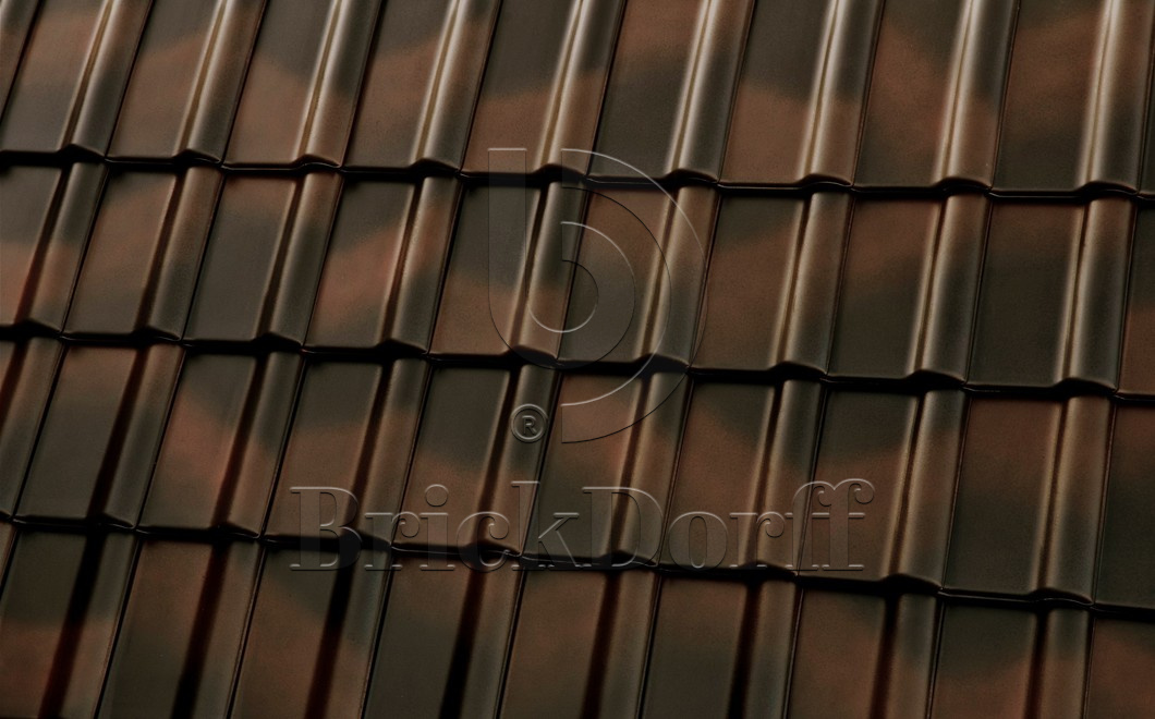 Керамическая черепица рядовая Roben Piemont осенний лист ангоб