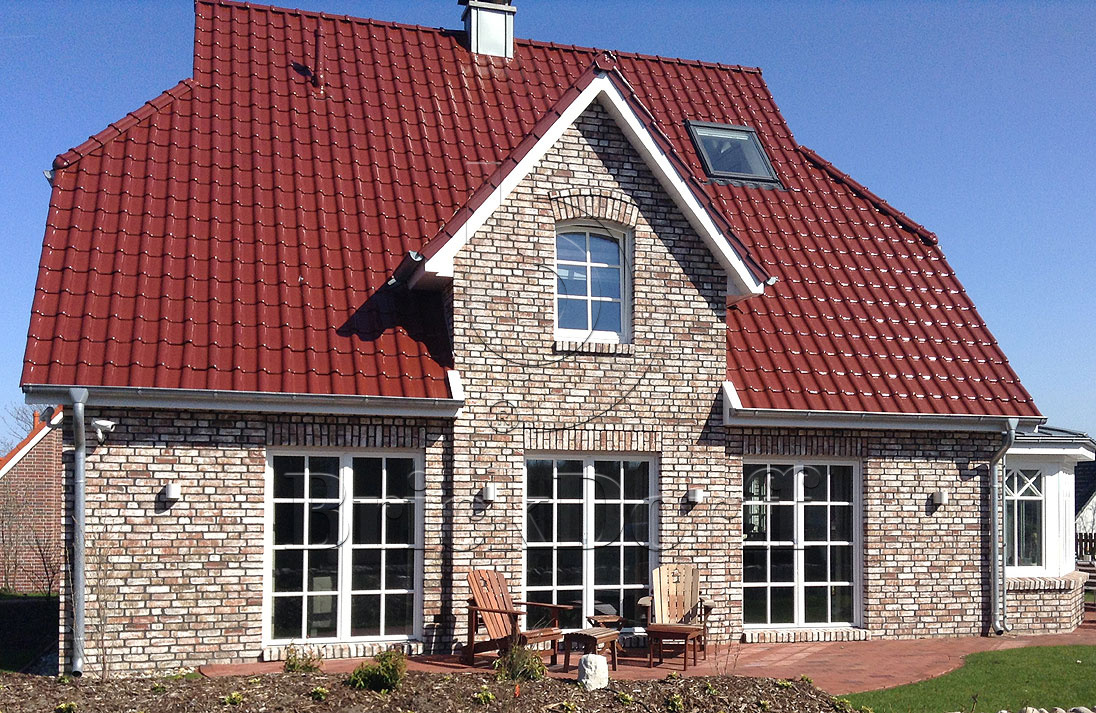 Керамическая черепица рядовая Roben FLANDERNplus кайенский глянцевый ангоб