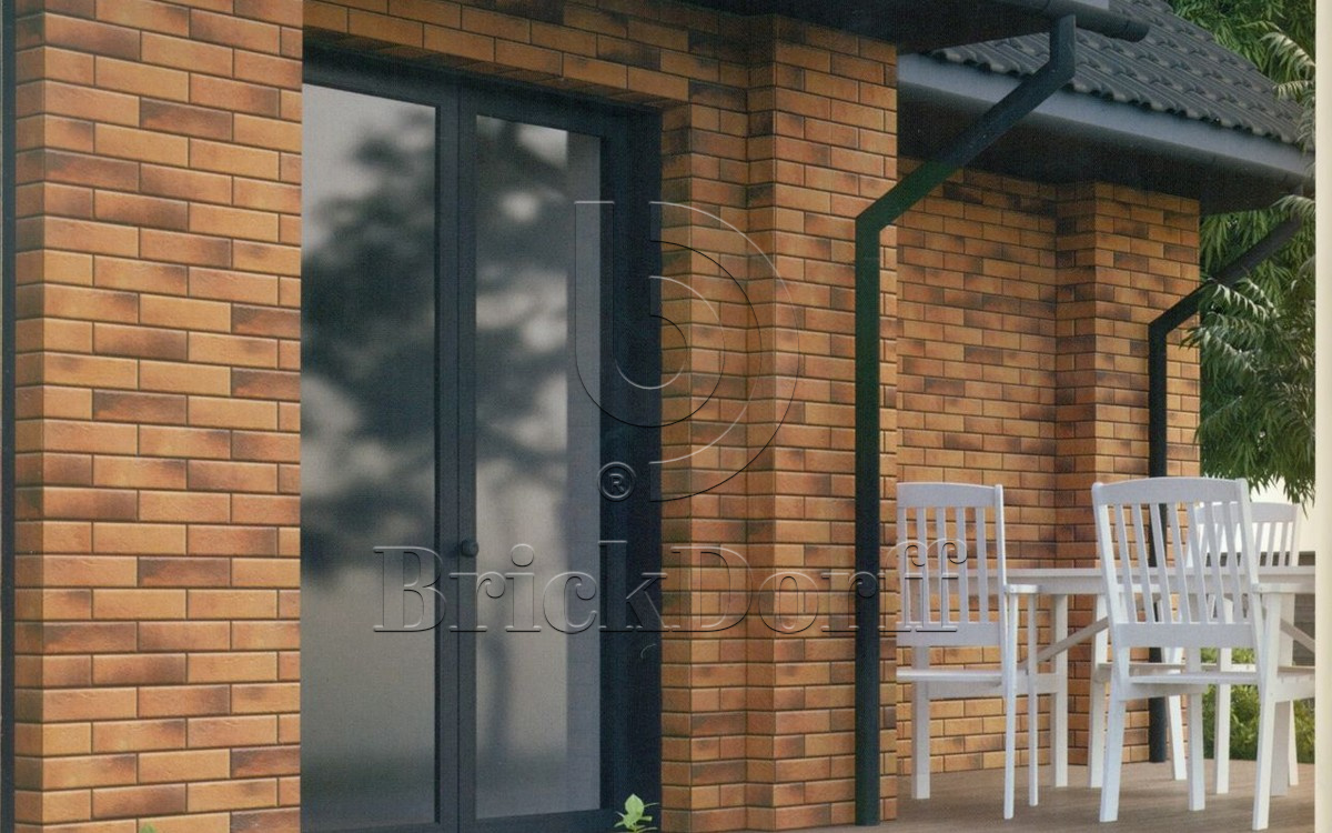 Фасадная и Интерьерная клинкерная плитка под кирпич Cerrad Elewacja Retro brick curry 245*65*8 мм