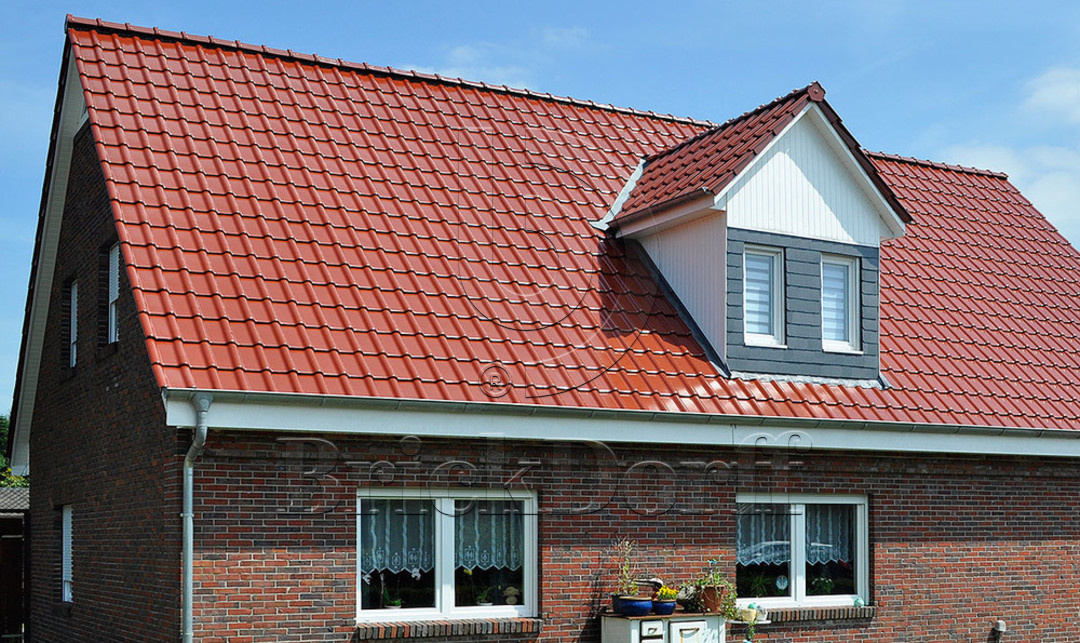 Керамическая черепица рядовая Roben Piemont каштан глянцевый ангоб