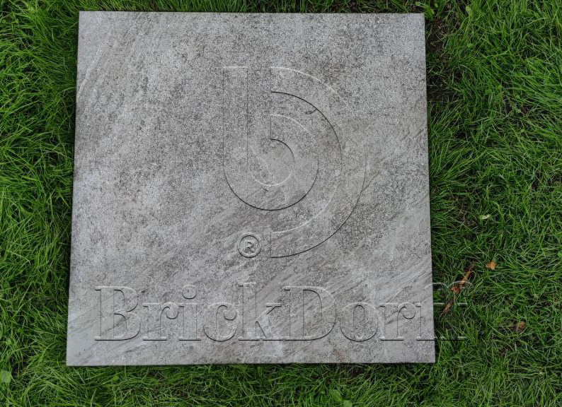 Тротуарная плитка Серая. Cliff Grigio 60 LASTRA 20mm / Клиф Гриджио 60 Ластра 20 мм 600х600х20мм