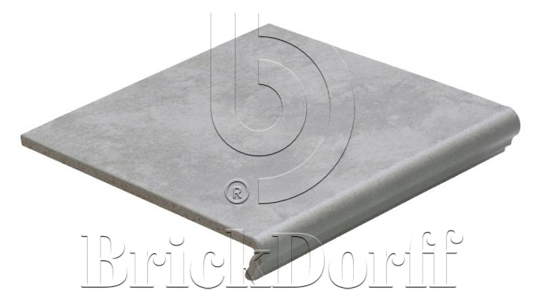 Клинкерная ступень флорентинер противоскользящая плитка EURAMIC CAVAR 544 chiaro 340*294*10 мм