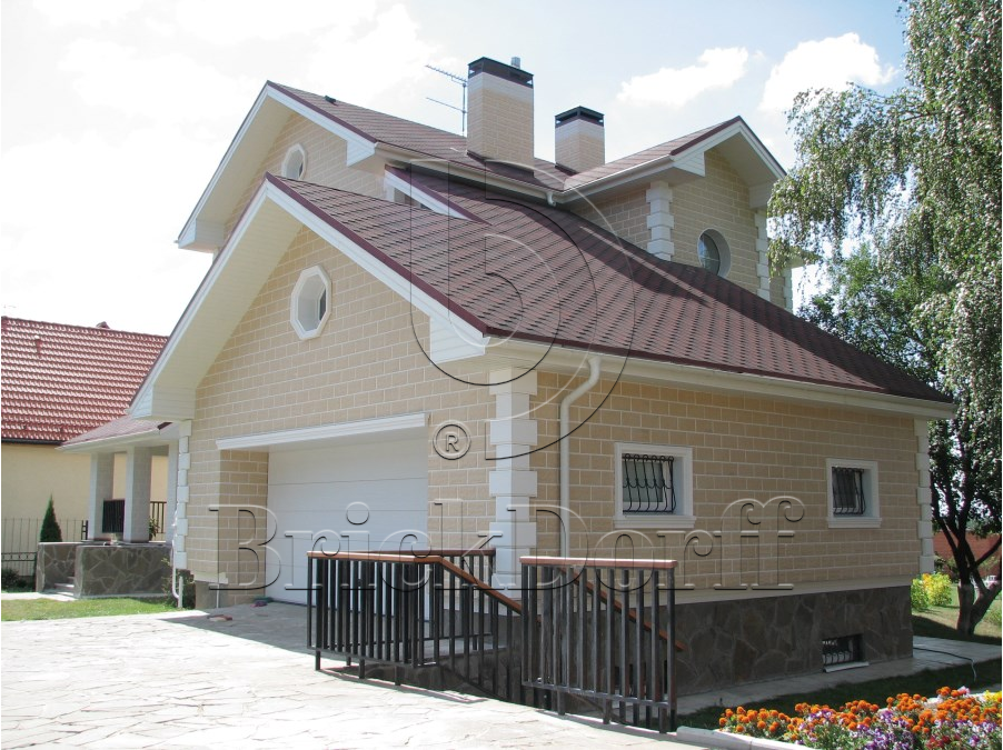 Клинкерная фасадная плитка облицовочная Stroeher (Штроер) Kerabig KS 02 gelb рельефная, 302*148*12 мм