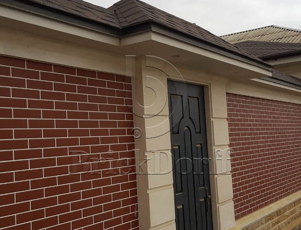 NATURAL ROSA DURO 245X66х7,4 мм Клинкерная фасадная плитка под кирпич облицовочная терракотовая