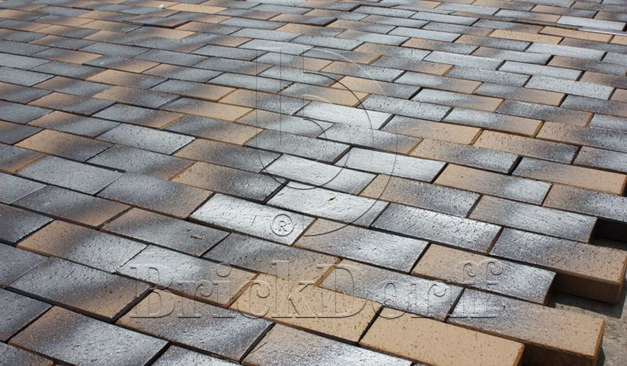 Тротуарная плитка / брусчатка Клинкерная ABC Lederfarben black (Ледерфарбен блакк) 200*100*45 мм