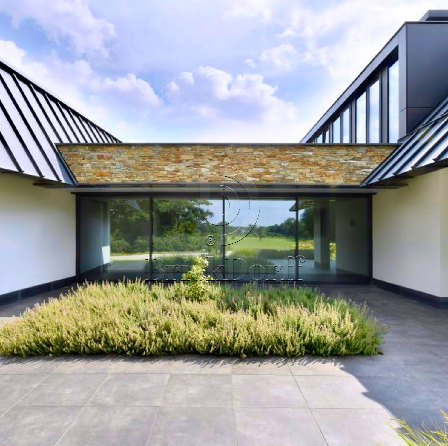 Камень грубый кварцит цветной 550*200*20\40 мм, натуральный камень для фасада и интерьера BD