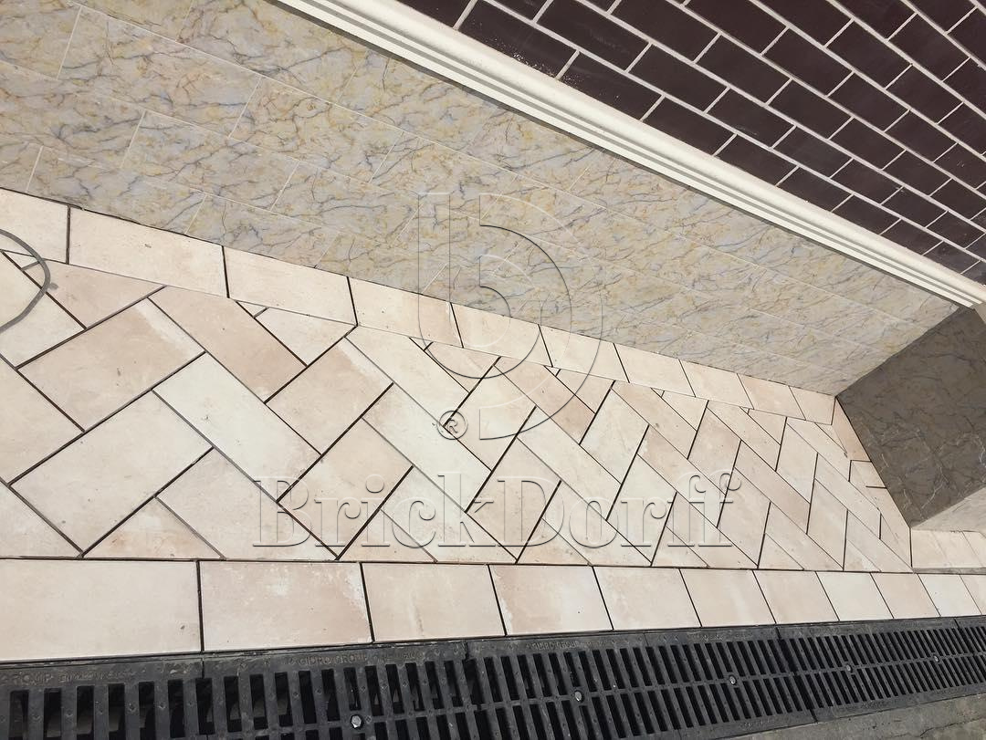 Клинкерная плитка Scandiano Beige 300x300x11 – для улицы, террасы, крыльца, лестницы, морозостойкая