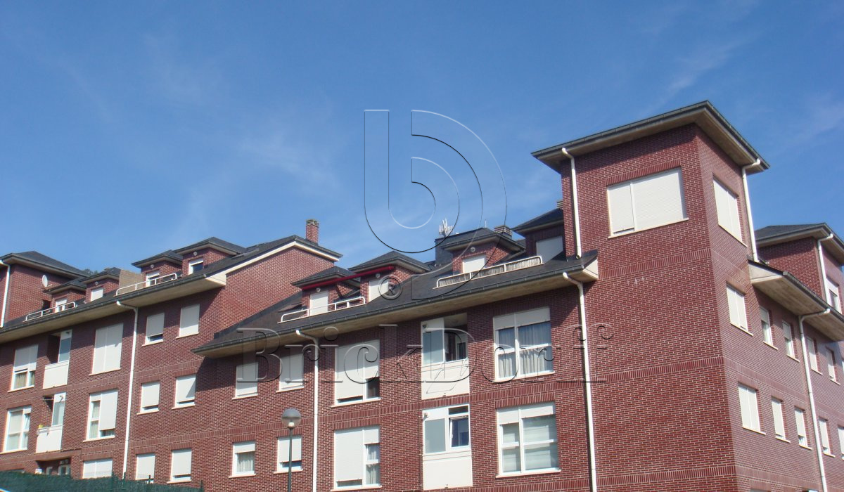 Фасадная Термопанель из Пенополиуретана ППУ 40 мм с Клинкерной Глазурованной плиткой Braun 370, 240*71*10 мм