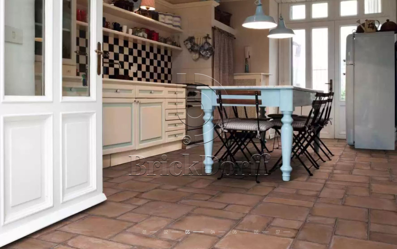 Alhamar SALMON Exagres 330*330*12 мм, клинкерная ступень флорентинер- с капиносом, противоскользящая