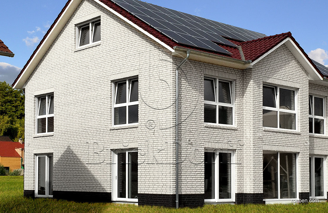 Керамическая черепица рядовая Roben MONZAplus трентино глянцевый ангоб