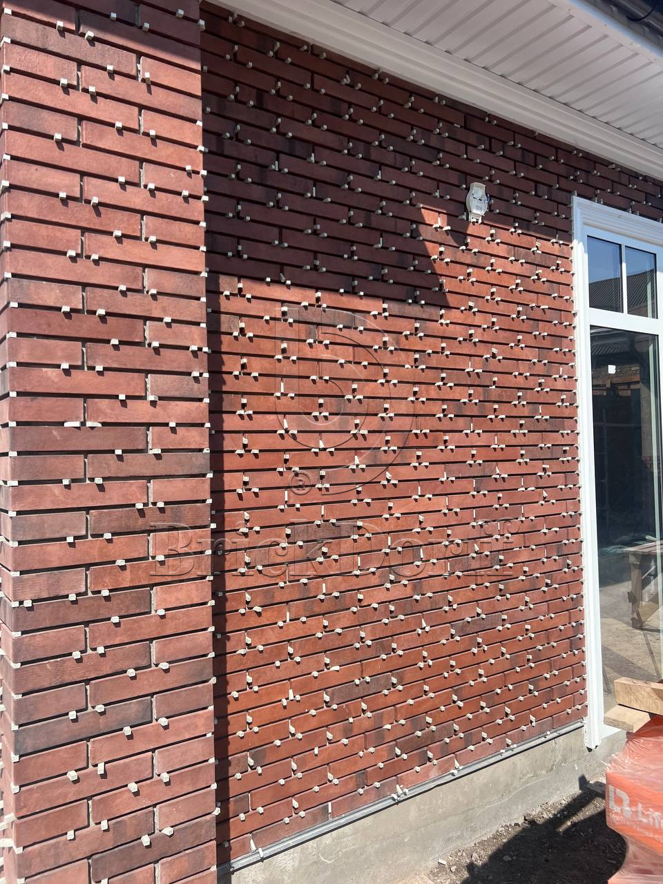 Фасадная ригельная плитка под клинкер Life Brick Римхен 370, 284*51*15 мм