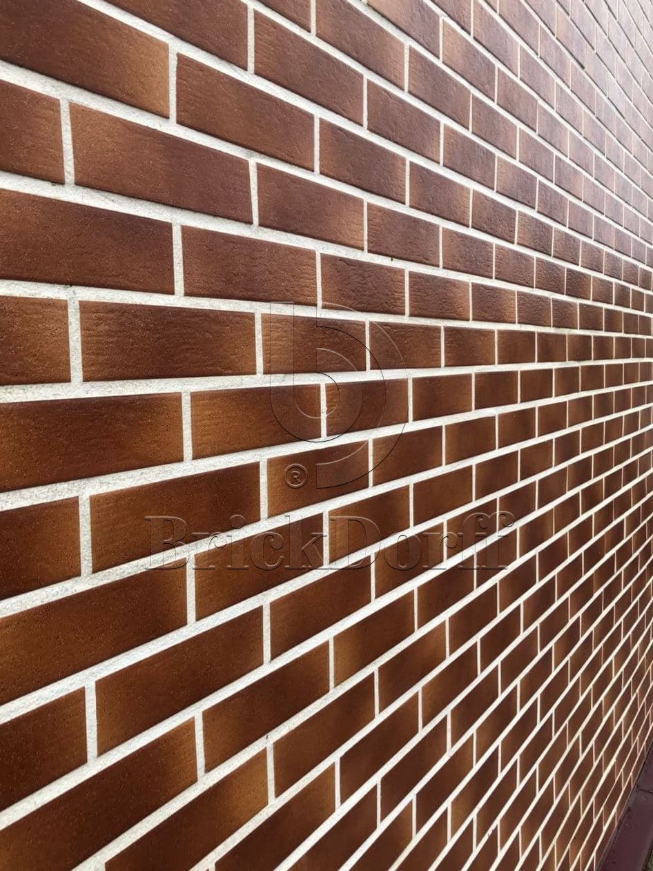 Aquarius Brown 245X66х7,4 мм Клинкерная фасадная плитка под кирпич облицовочная желтая