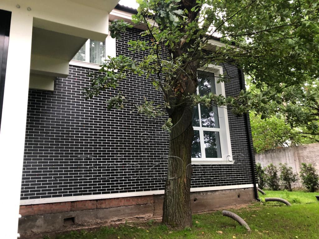 SCANDIANO NERO 245X66х7,4 мм Клинкерная фасадная плитка под кирпич облицовочная черная