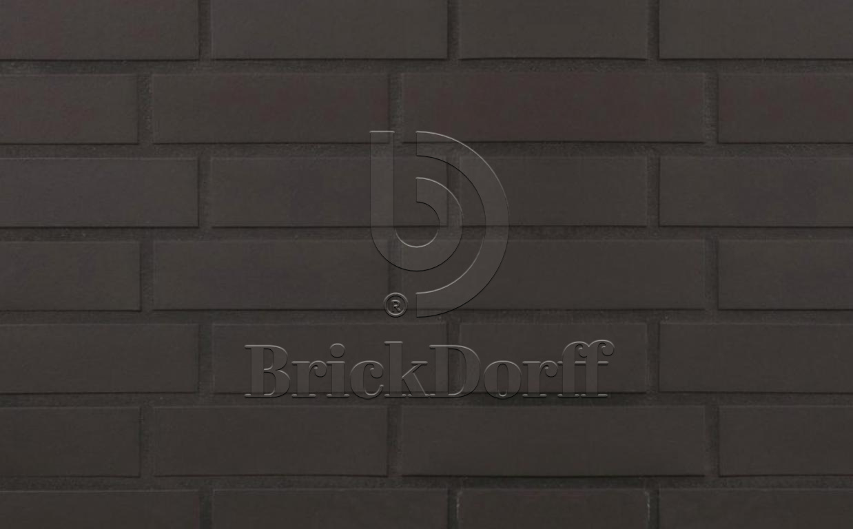 Клинкерная фасадная плитка облицовочная под кирпич Stroeher (Штроер) Keravette Chromatic 330 graphit гладкая DF8, 240*52*8 мм