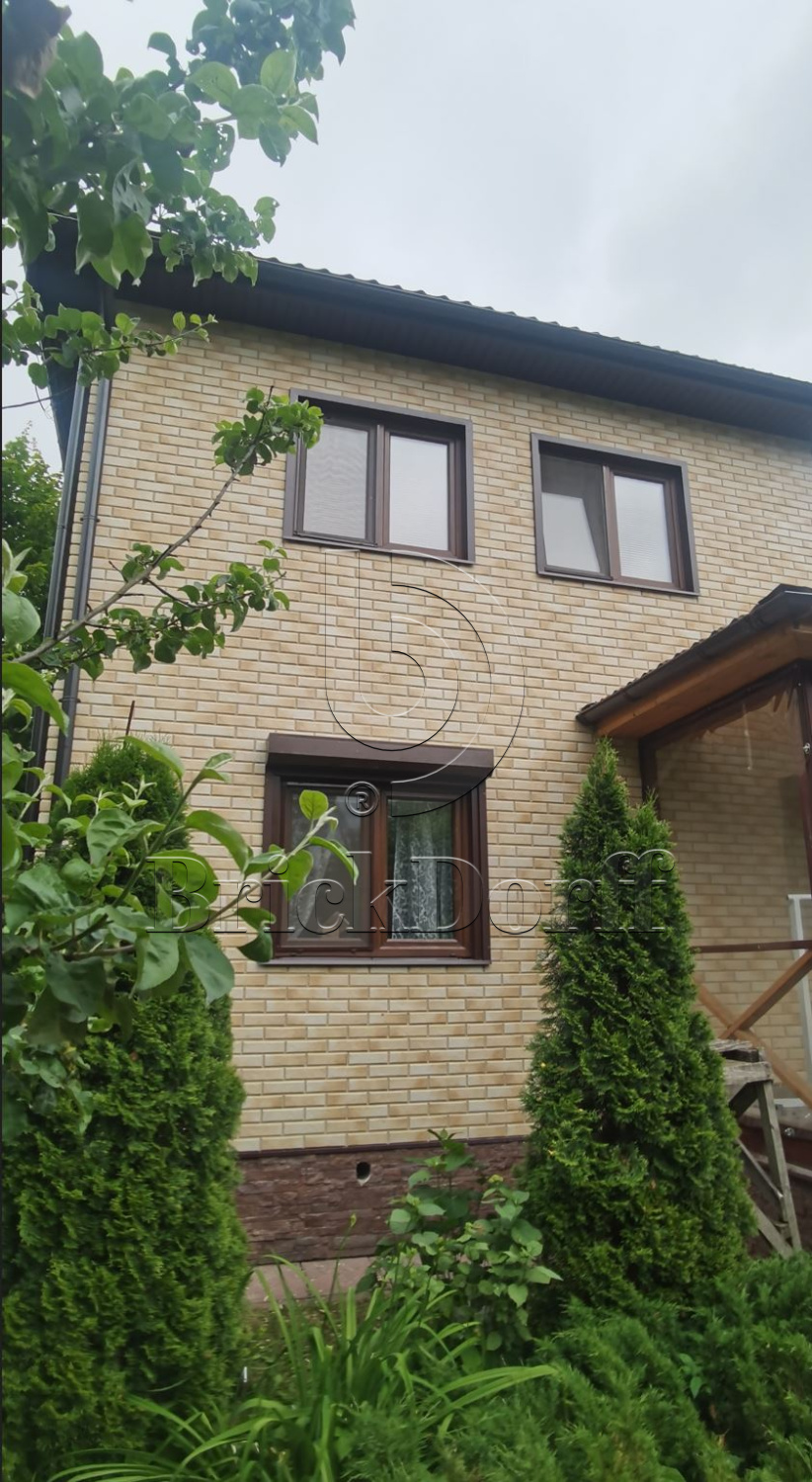 Retro Brick Salt фасадная термопанель из пенополиуретана ППУ 65 мм