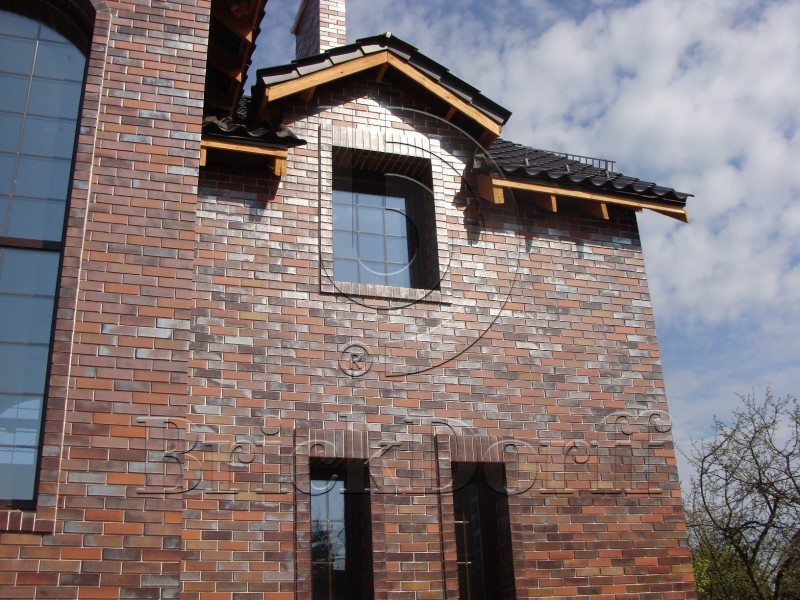 Кирпич облицовочный Клинкерный ABC 7554 Norderney blau-bunt Schmolz glatt  55NF 240*71*55 мм