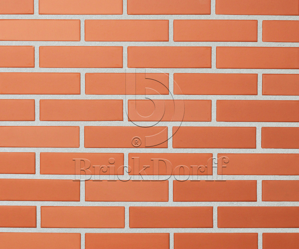 Кирпич клинкерный облицовочный красный, Lode Janka гладкий, 250*120*88 мм