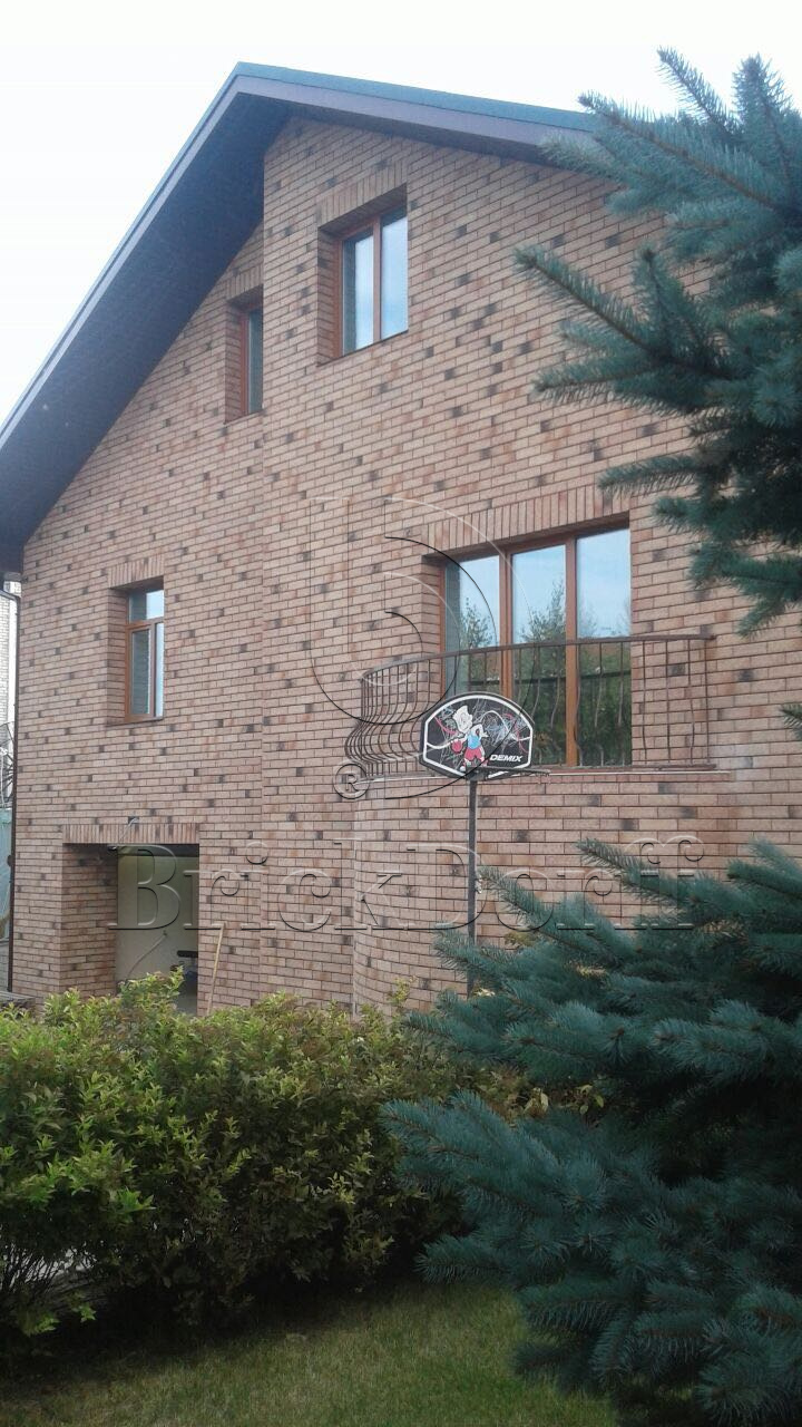 Клинкерная фасадная плитка облицовочная под кирпич Stroeher (Штроер) Zeitlos 357 backstein рельефная, 400*35*14 мм