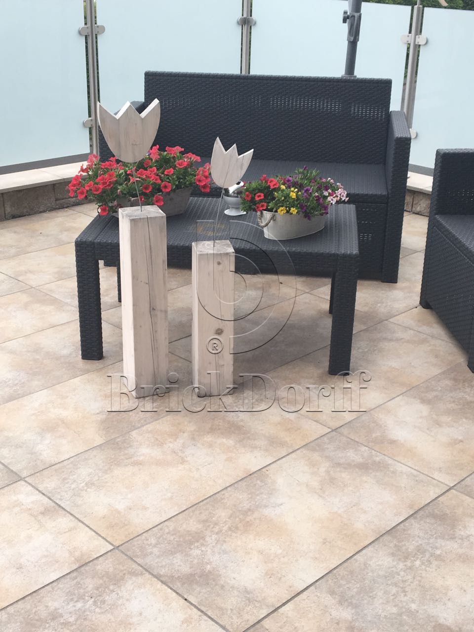 Клинкерная Плитка напольная противоскользящая Stroeher KERAPLATTE AERA T 727 pinar 294*294*10 мм