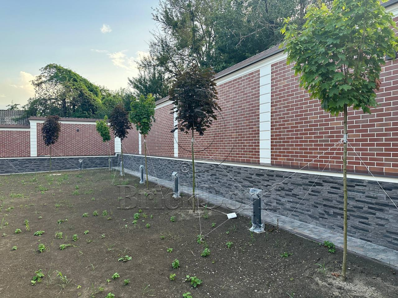 Borkum glatt, 240*71*10 мм Клинкерная фасадная плитка облицовочная под кирпич ABCklinker