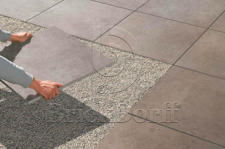 Плитка напольная уличная Cliff Beige Lastra 20mm 600х600х20мм