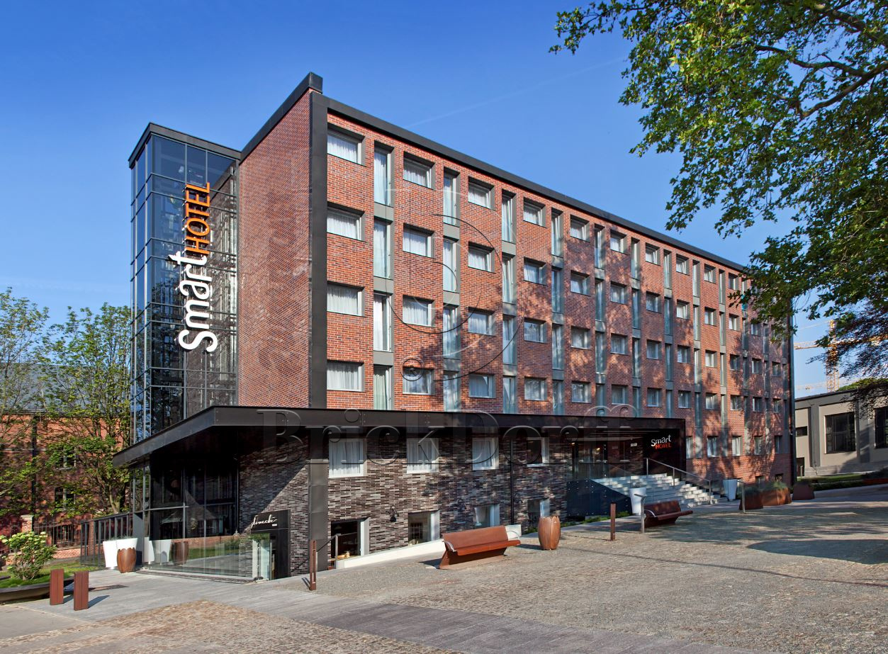 Ласточкин хвост Клинкерная фасадная плитка облицовочная ABC Juist 240*71*14 мм