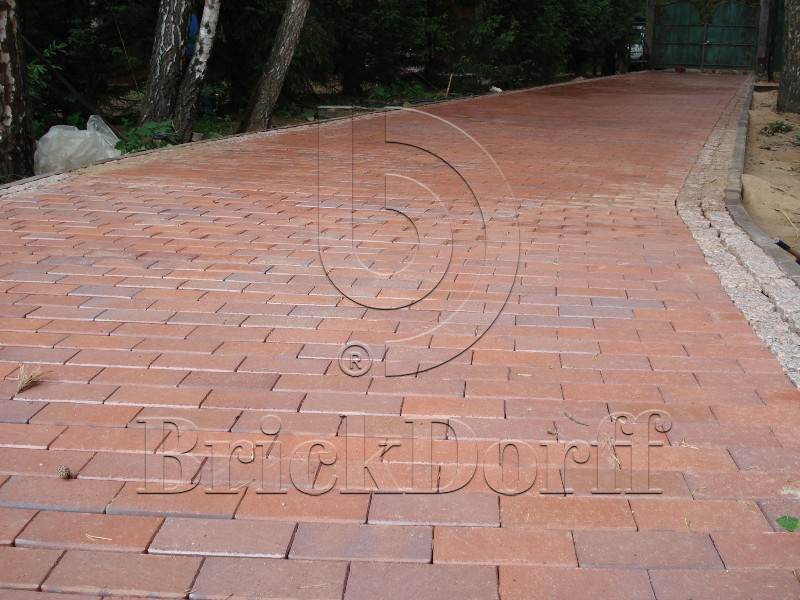 Тротуарная плитка / брусчатка Клинкерная ABC Altfarben-bunt-geflammt (Алтфарбен-бунт-гефламмт), 200*100*52 мм