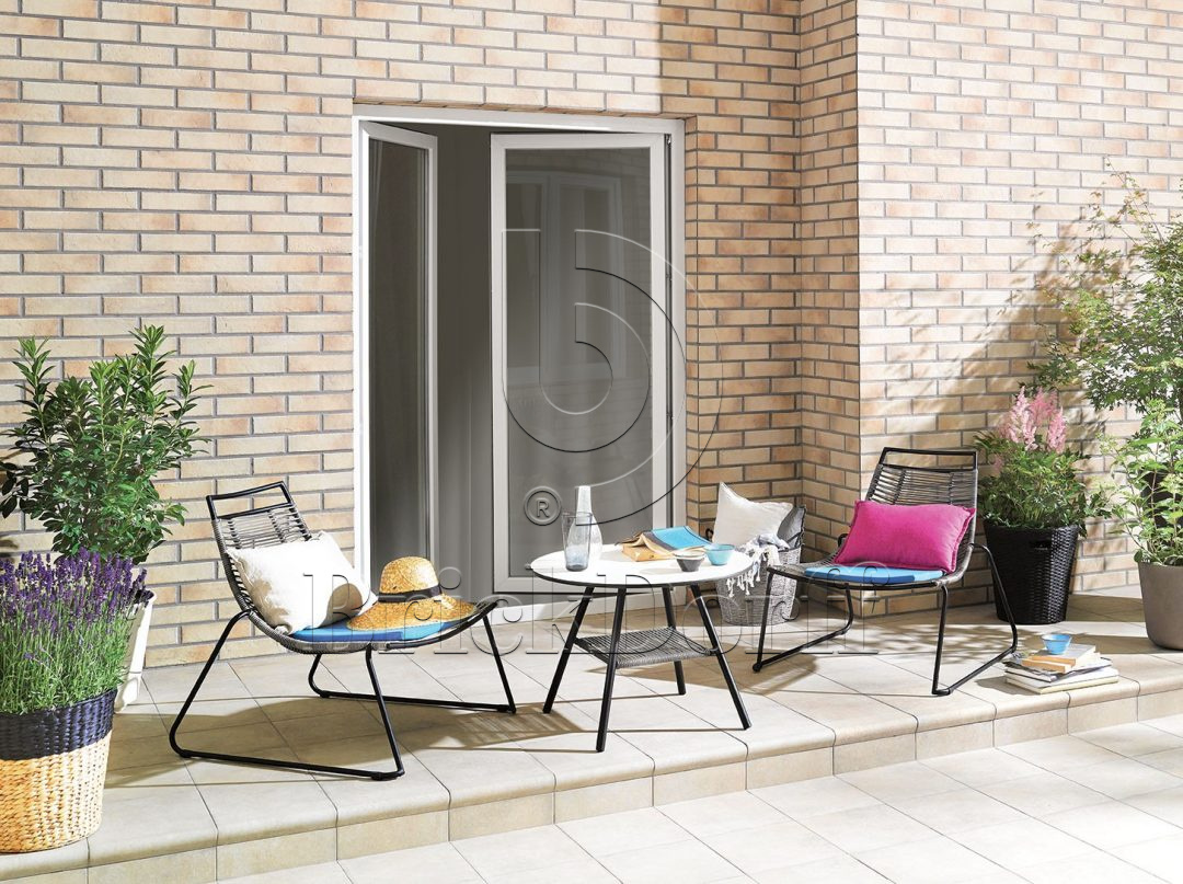 Фасадная и Интерьерная клинкерная плитка под кирпич Cerrad Elewacja Retro brick salt 245*65*8 мм